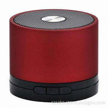 Mini Bluetooth Speaker, Hi-Fi Player, Supports TF Card, Cola Red and Multi-colors